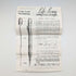 British Vintage Lifelong Sterling Silver Small Mechanical Pencil with Paper Box and Leaflet