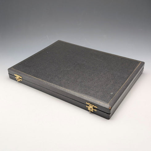 1969年 英国ヴィンテージ 純銀ハンドル ティーカトラリー 6ペア John Lodge ケース入