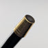 1953 British Vintage Black Shaft Sterling Silver Rondelle Handle Walking Stick, 81cm