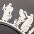 British Vintage Wedgwood Black Jasperware Plate, 23cm Diameter, Boxed