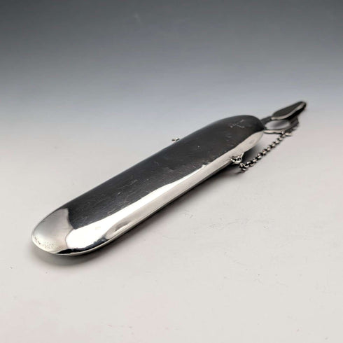 1904 British Antique Sterling Silver Chatelaine Eyeglass Case, 61g, Charles Lyster & Son