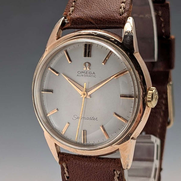 約1963年歐米茄海馬系列L552 14704/3男士自動腕錶,搭載552型機芯,走時良好