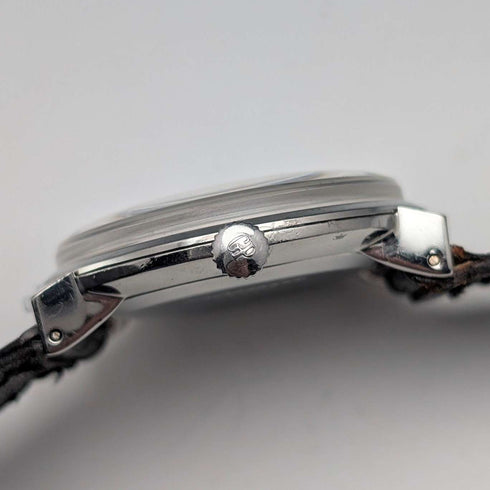 1960年代芝柏(Girard-Perregaux)17鑽機械男士腕錶,黑色錶盤,走時良好