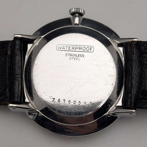 1960年代芝柏(Girard-Perregaux)17鑽機械男士腕錶,黑色錶盤,走時良好