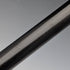 1919 British Antique Black Shaft Sterling Silver Carved Rondelle Handle Walking Stick, 88cm