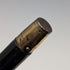 1919 British Antique Black Shaft Sterling Silver Carved Rondelle Handle Walking Stick, 88cm