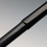 1899年 英国アンティーク ブラックシャフト L字ハンドル 純銀装飾 軽量ステッキ 杖 90cm