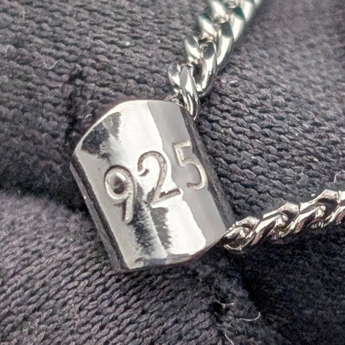 Vintage sterling silver honey amber pendant with sterling silver chain