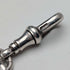 Circa 1922 British Antique Sterling Silver Albert Chain, 60g, Semi-Silver Medal Fob