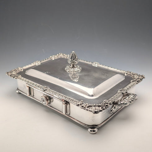 約1825年英國古董謝菲爾德老式餐盤/早餐碟