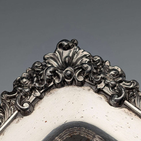 Antique British Cheese Toast Dish from Old Sheffield Plate, circa 1825