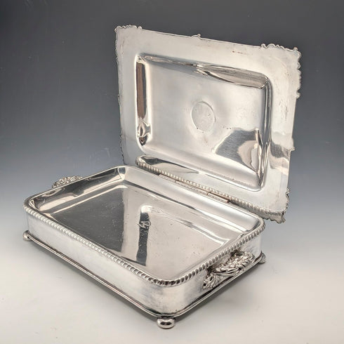 約1825年英國古董謝菲爾德老式餐盤/早餐碟