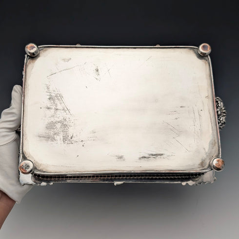 約1825年英國古董謝菲爾德老式餐盤/早餐碟