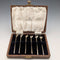 1958 British Vintage Sterling Silver Cocktail Sticks, Set of 6, 19g Total, Walker & Hall, Comes in a Case