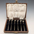 1958 British Vintage Sterling Silver Cocktail Sticks, Set of 6, 19g Total, Walker & Hall, Comes in a Case