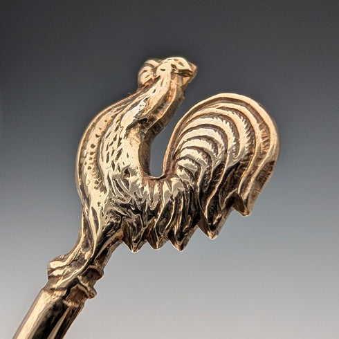 1958 British Vintage Sterling Silver Cocktail Sticks, Set of 6, 19g Total, Walker & Hall, Comes in a Case