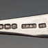 1929 British Antique Cut Glass Dish and Sterling Silver Spoon Set of 4, Joseph Rodgers & Sons, Case Included