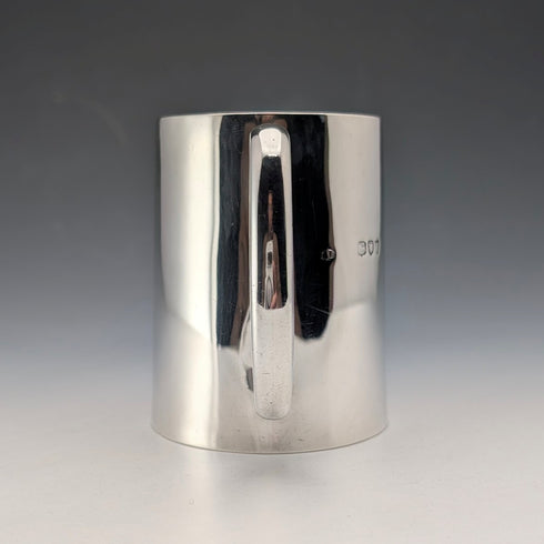 1895年英國古董純銀馬克杯,141克,弗雷德里克·奧古斯都·伯里奇