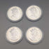British Isle of Man Silver Crown Coins, Cat History Series: Set of 4, PobjoyMint, with Case and Instructions