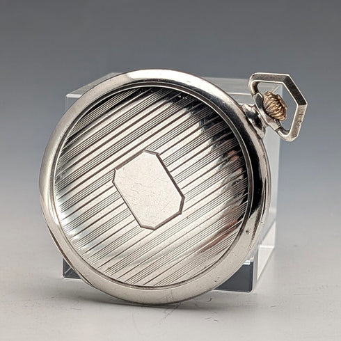 1920年代瑞士古董選舉跳時懷錶,銀質錶殼,走時正常