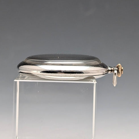 1920年代瑞士古董選舉跳時懷錶,銀質錶殼,走時正常