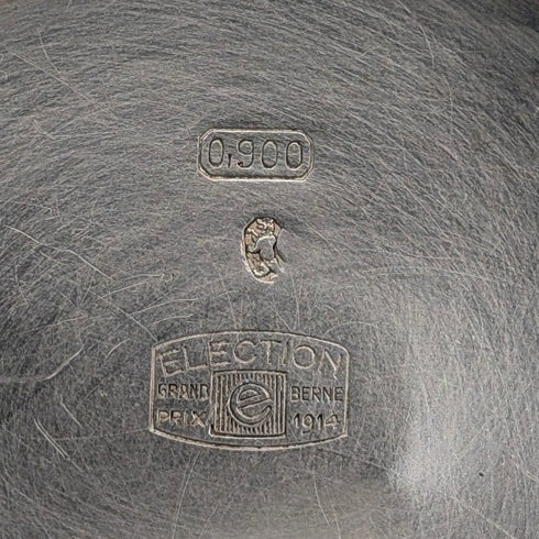 1920年代瑞士古董選舉跳時懷錶,銀質錶殼,走時正常