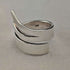 Vintage sterling silver spiral wrap ring (size 14)