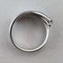 Vintage sterling silver spiral wrap ring (size 14)