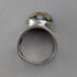 Vintage Scottish Sterling Silver Caithness Glass Millefiori Ring (Size 15)