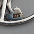 Vintage Sterling Silver Mackintosh Rose Art Nouveau Round Brooch