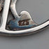 Vintage Sterling Silver Mackintosh Rose Art Nouveau Round Brooch