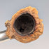 1915 British Antique Hand-Carved Female Smoking Pipe Figurine, Made in Meersham, with Pure Silver Decoration