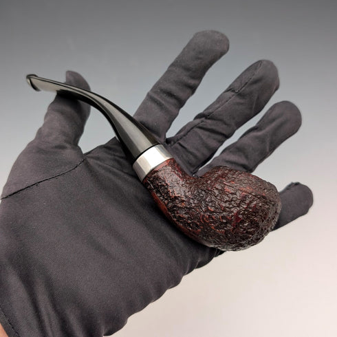 Vintage Irish Peterson Donegal Lockie sterling silver smoking pipe 999