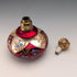 Antique Bohemian Glass Art Nouveau Enamel Floral Perfume Bottle