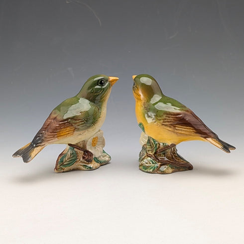 英国ヴィンテージ Beswick ベズウィック カワラヒワ フィギュリン 2体セット(No.2105)