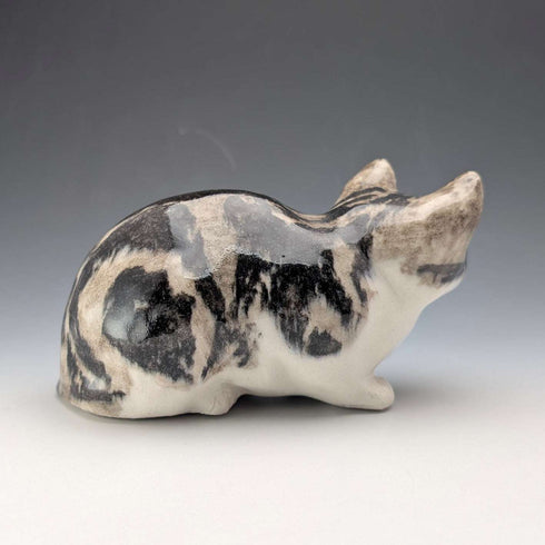 British Winstanley Kensington Cat, Tabby, Ceramic Figurine (Size 2)