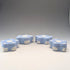 英國韋奇伍德復古星星碧玉器盒套裝(4件),淺藍色