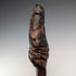 Vintage Natural Wood Hiking Stick with Owl Carving Handle, 129cm