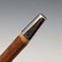 Vintage Natural Wood Hiking Stick with Leather Strap, 124cm