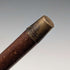 Vintage large curved handle hazel shaft shepherd's walking stick, 132cm