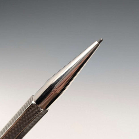 1958 British Vintage Sterling Silver Hexagon Push-Type Mechanical Pencil by Villiers & Jackson, in Box