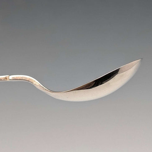 1989 British Vintage Sterling Silver Tea Caddy Spoon, 18.8g, Francis Howard Ltd.