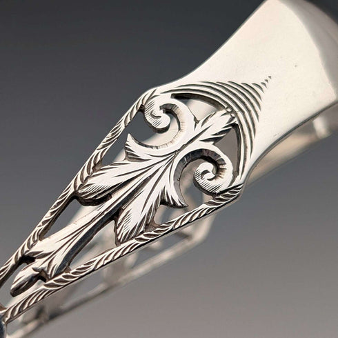 1894年 英国アンティーク 純銀製シュガートング 24g GE Walton&Co Ltd