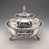 Circa 1870, British antique silver-plated oval-shaped entree dish, Martin Hall