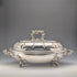 Circa 1870, British antique silver-plated oval-shaped entree dish, Martin Hall