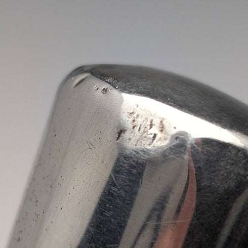 1929年 英国ヴィンテージ ブラックシャフト 純銀ロンメルハンドル ステッキ 89cm