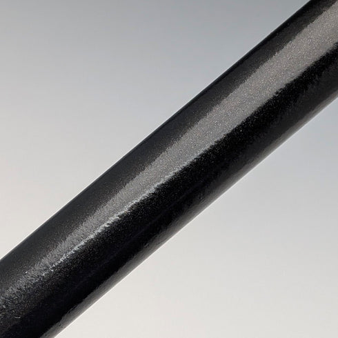 1929年 英国ヴィンテージ ブラックシャフト 純銀ロンメルハンドル ステッキ 89cm