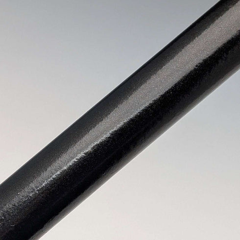 1929 English Vintage Black Shaft Sterling Silver Rommel Handle Cane 89cm