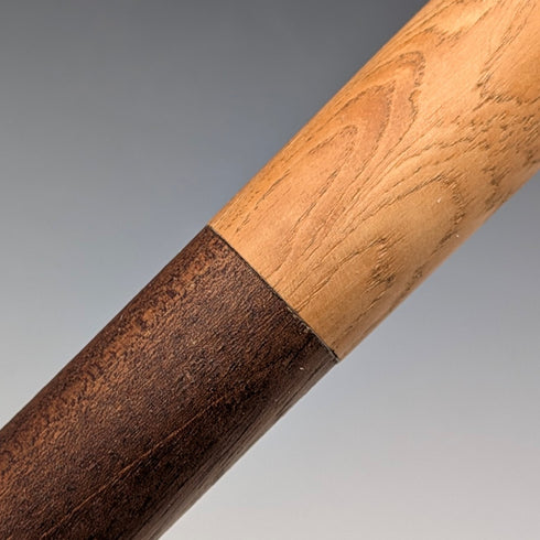 ヴィンテージ 2トーンカラー 大型ハイキングステッキ 杖 145cm