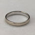 UK K9 White Gold Plain Ring (JP Size 14) B BROS